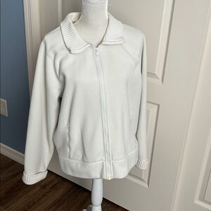 Old Navy Cream Color Zip-Up Jacket